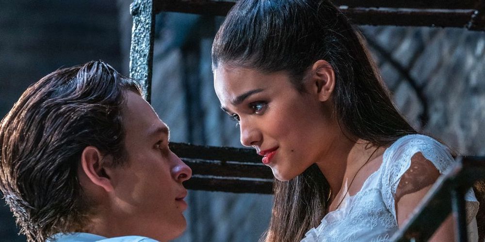 Ansel Elgort as Tony and Rachel Zegler as Maria, 'West Side Story'