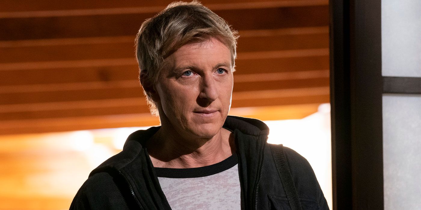 Johnny Lawrence looking intently in Cobra Kai