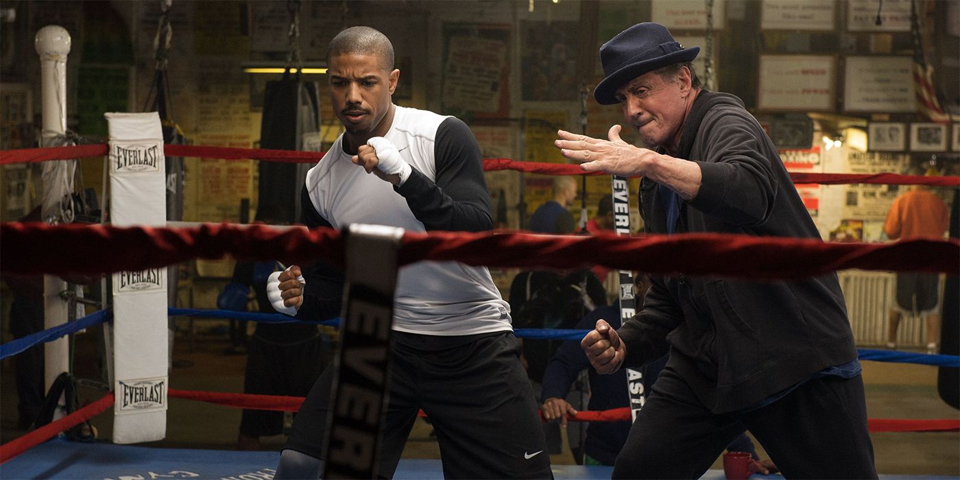 Creed and Rocky training together