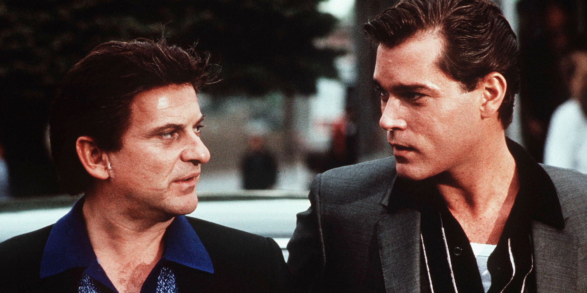 Joe Pesci and Ray Liotta as Tommy DeVito and Henry Hill in 'Goodfellas'