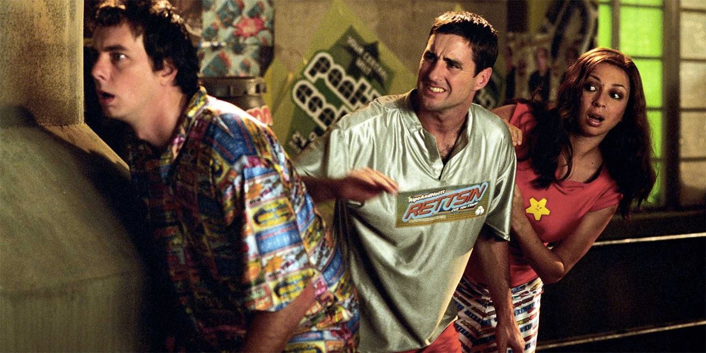 Dx Shepard, Luke Wilson, and Maya Rudolph in Idiocracy