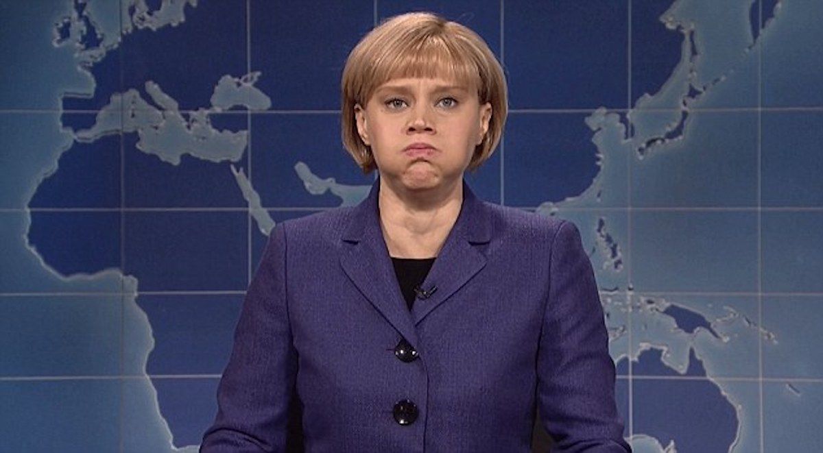 kate mckinnon as angela merkel