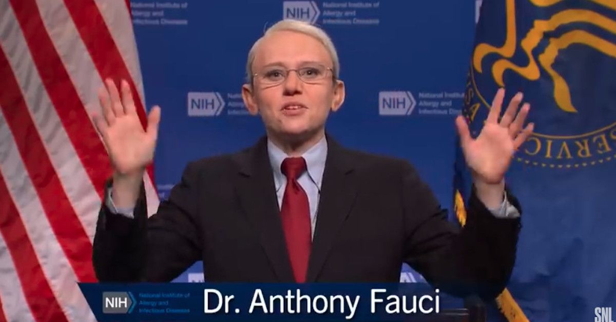 kate mckinnon as anthony fauci