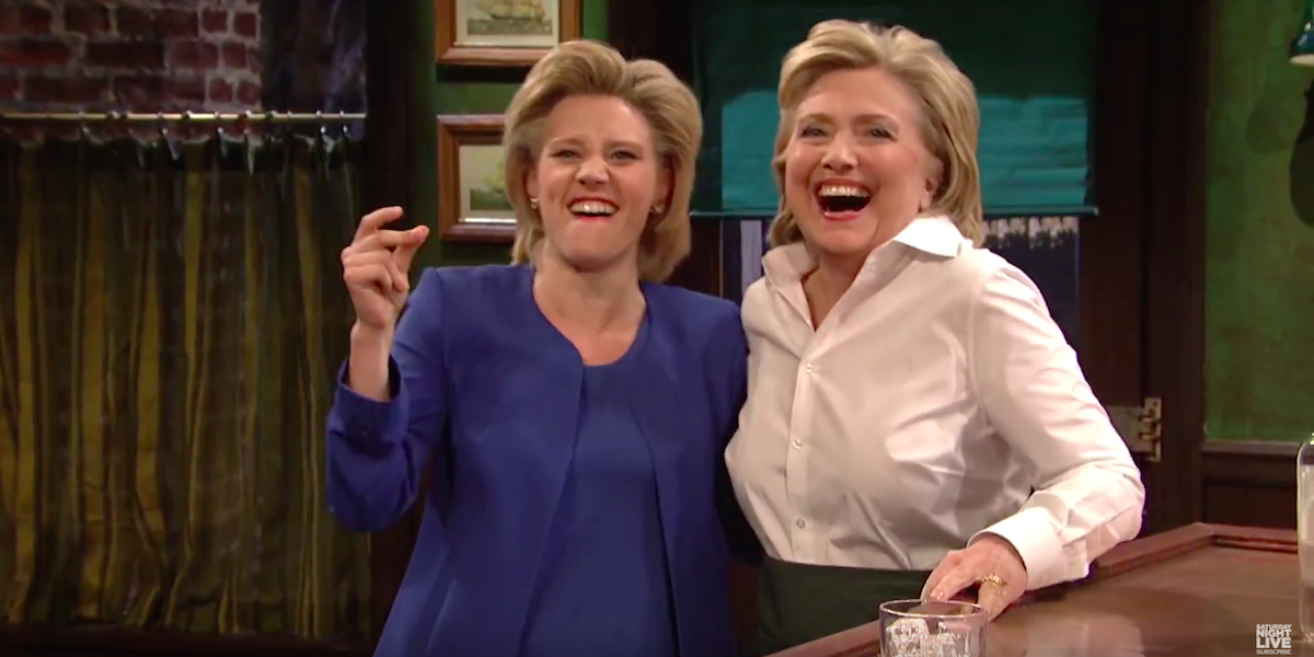 kate mckinnon as hillary clinton