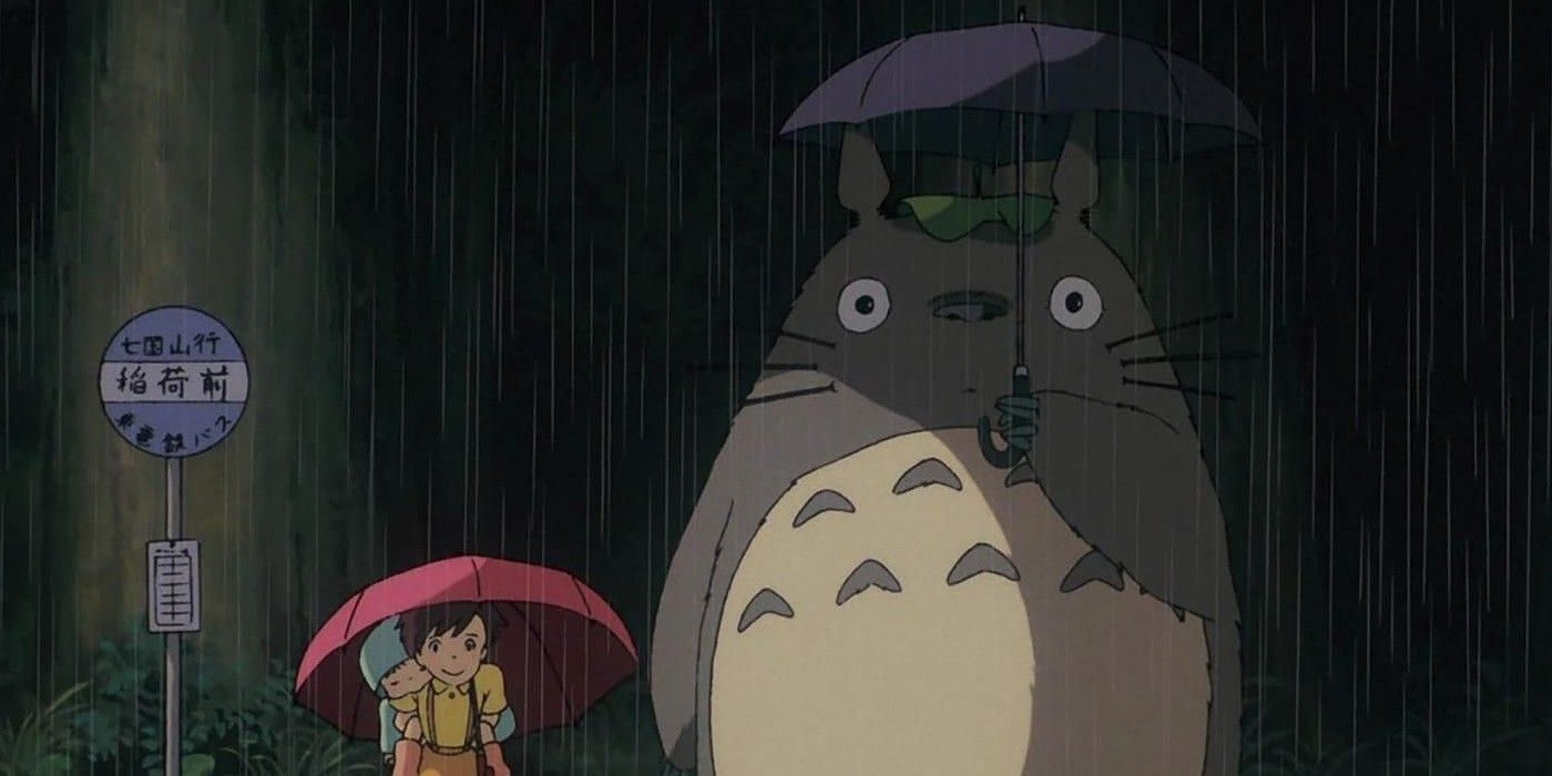 A still from Studio Ghibli's My Neighbor Totoro