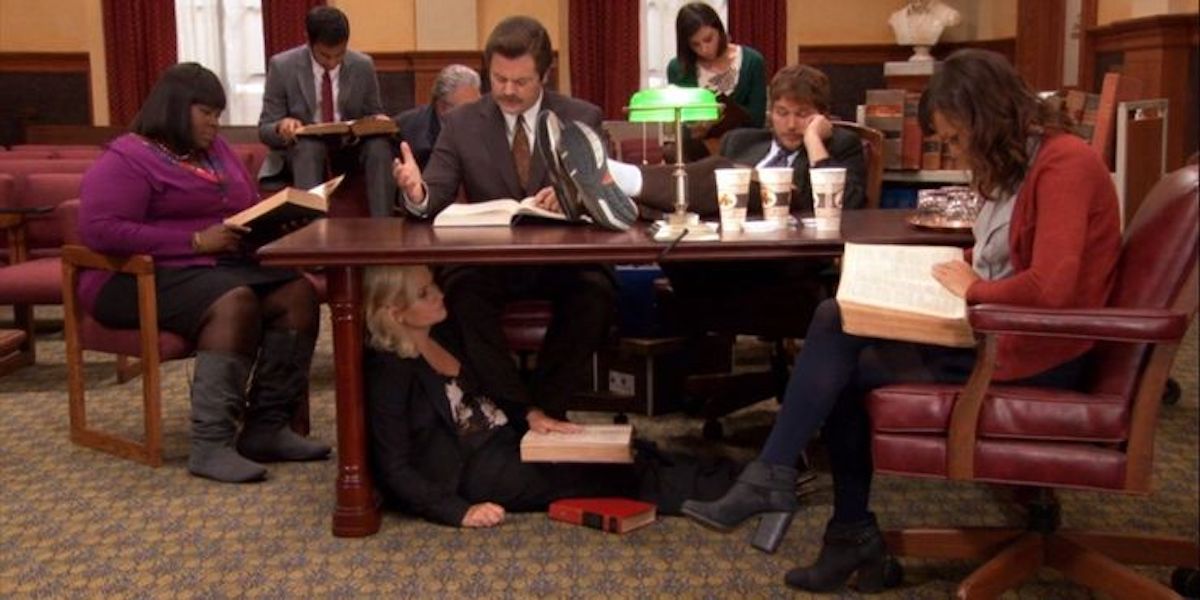 parks and rec the trial
