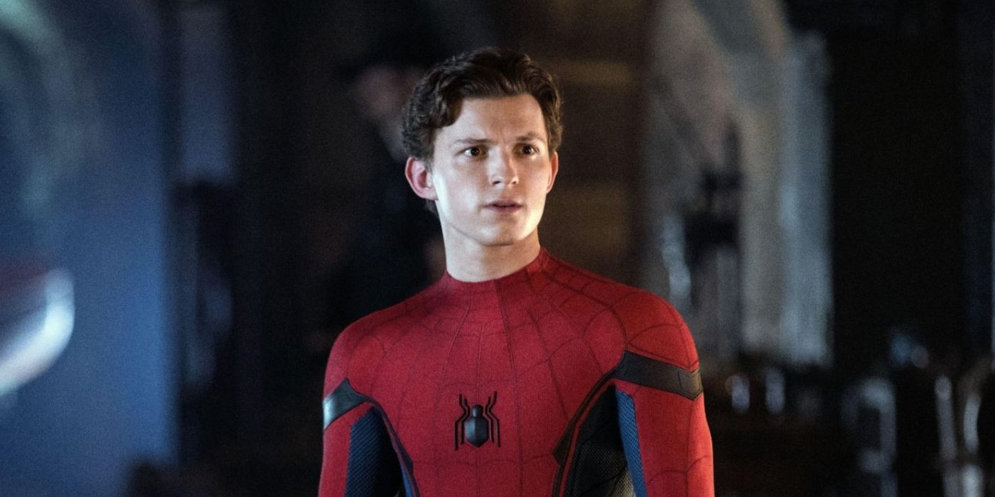 Peter Parker, played by Tom Holland in Spider-Man: No Way Home