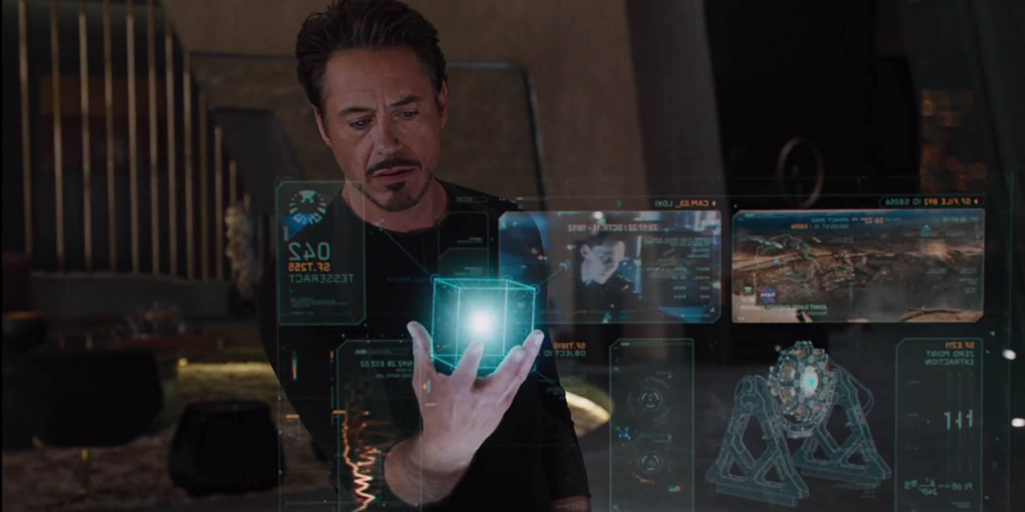 Robert  Downey Jr. as Tony Stark in Captain America: Civil War