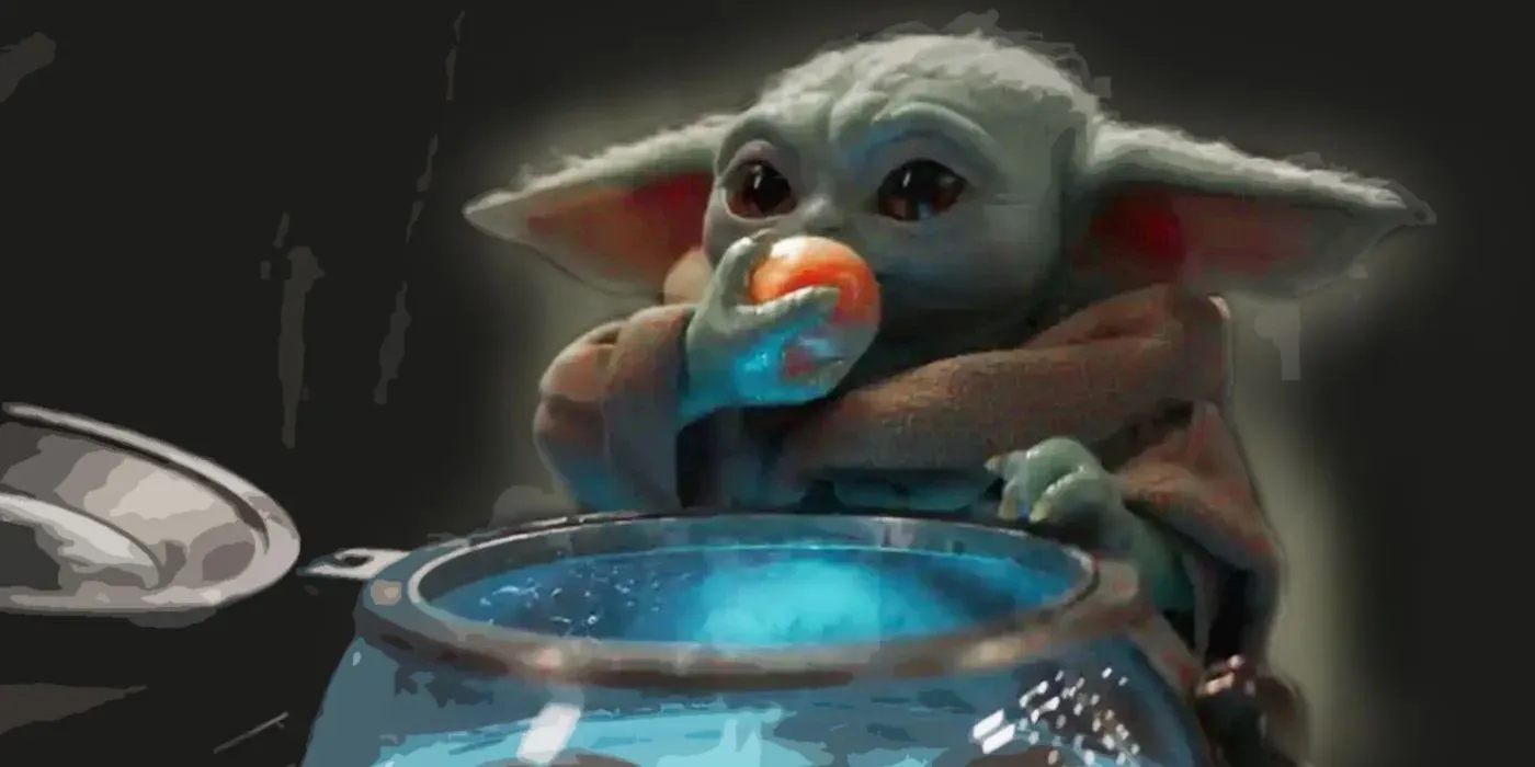 Baby-Yoda-The-Mandalorian-eating-eggs