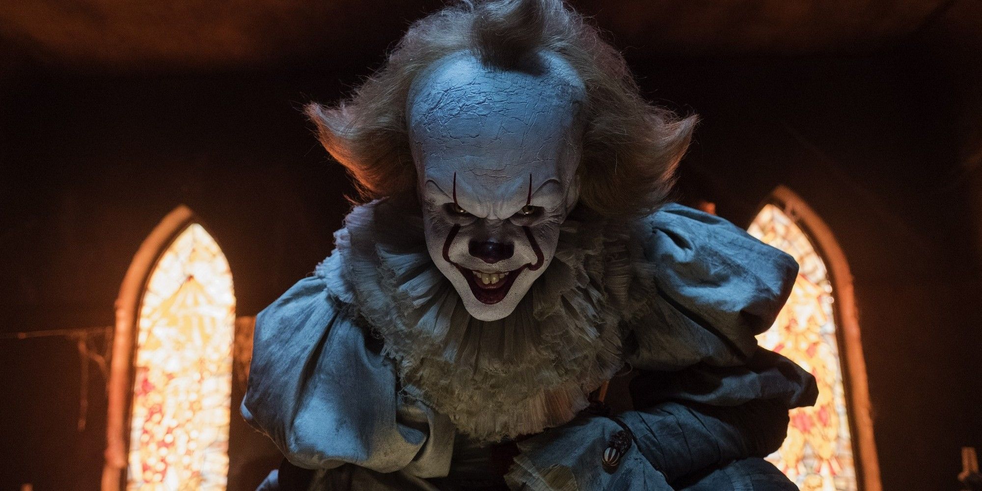 Bill Skarsgard as Pennywise in IT Chapter One 2017