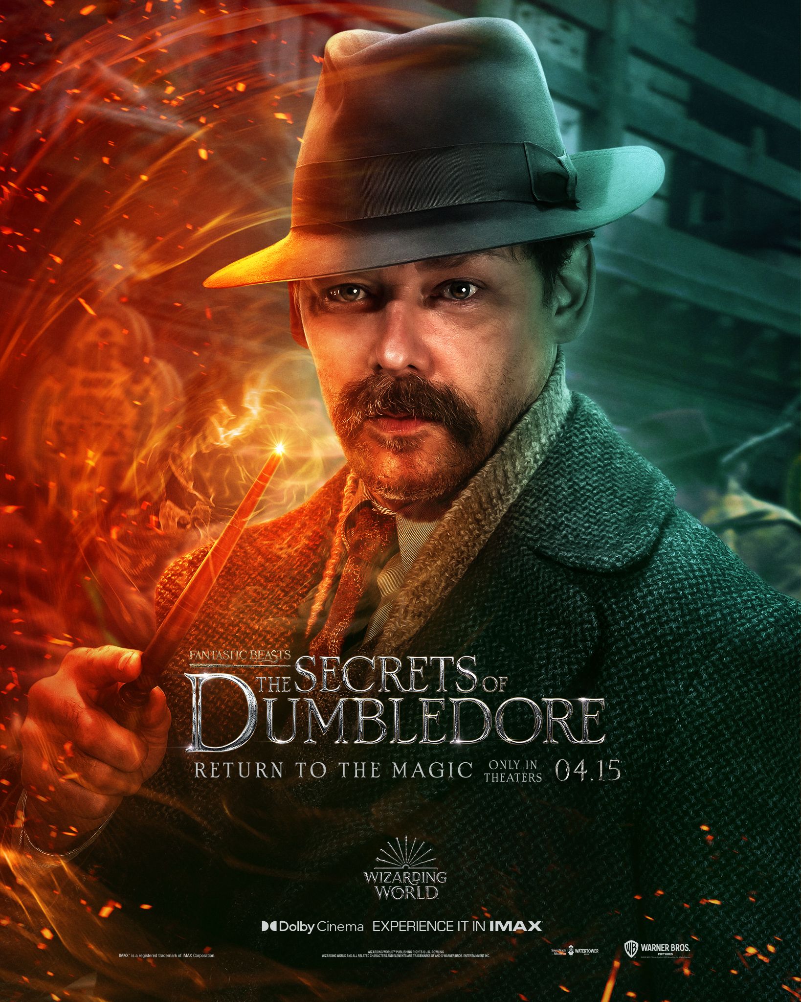 fantastic beasts character posters richard coyle