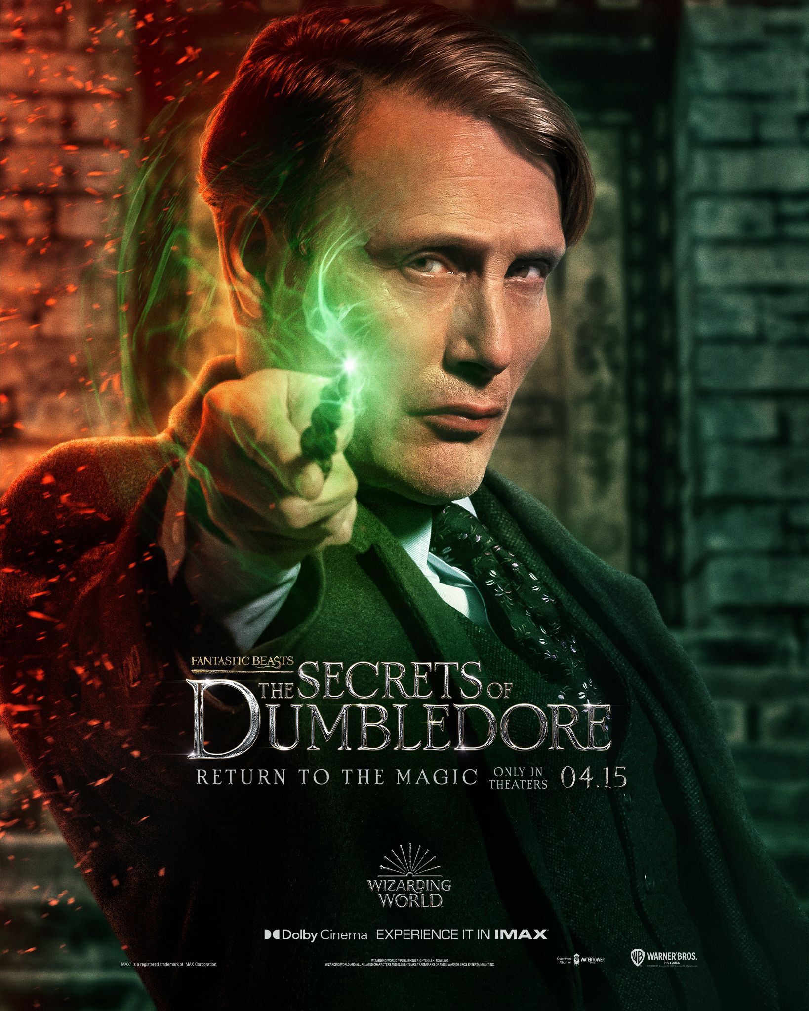 fantastic beasts character posters mads mikkelsen
