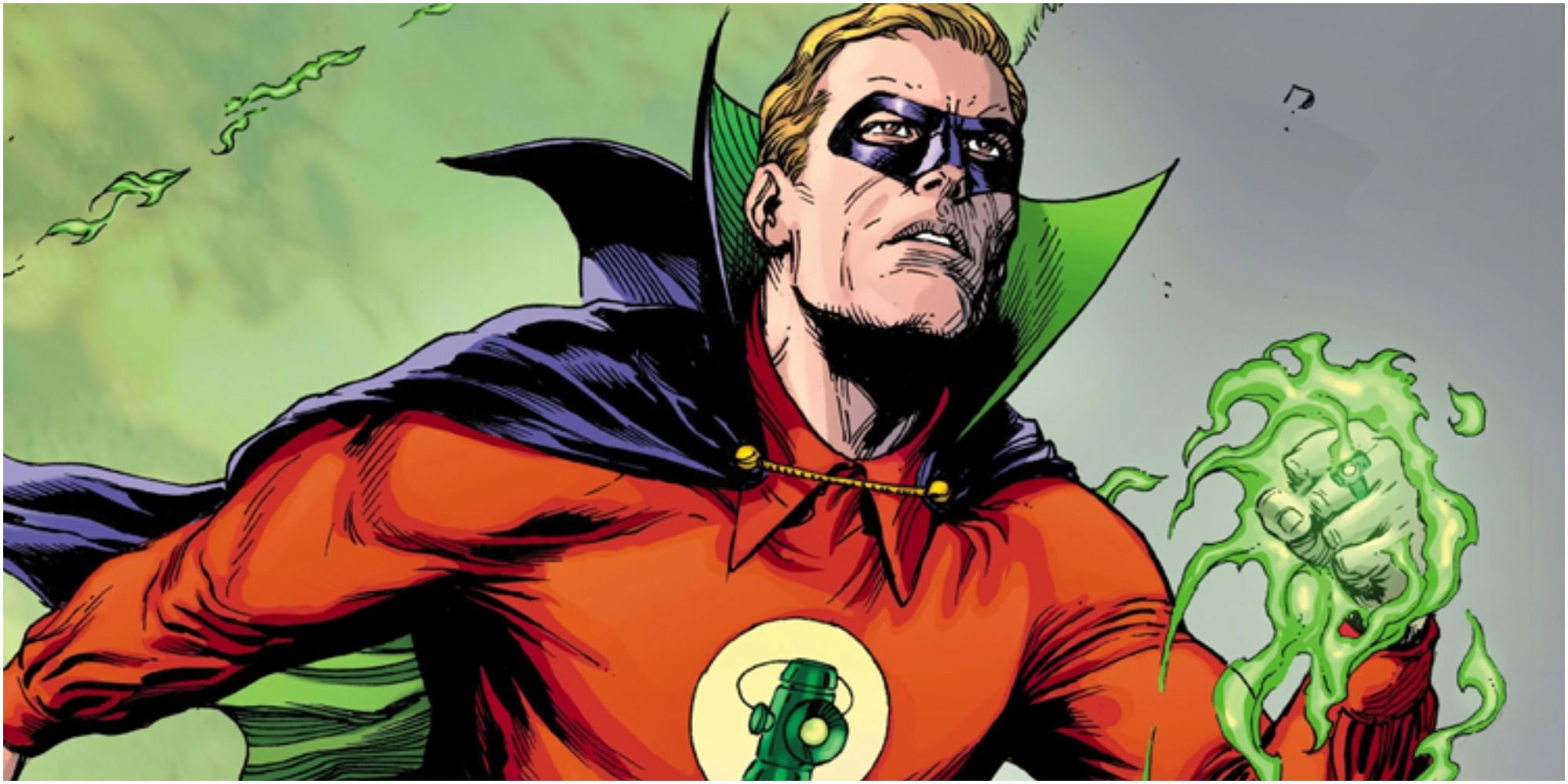 DC Superhero - Original Green Lantern and JSA member Alan Scott.