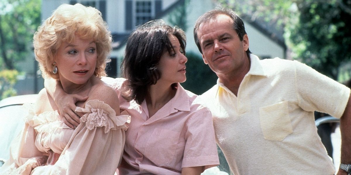 Jack Nicholson, Shirley MacLaine e Debra Winger em Termos de Amor (1983)
