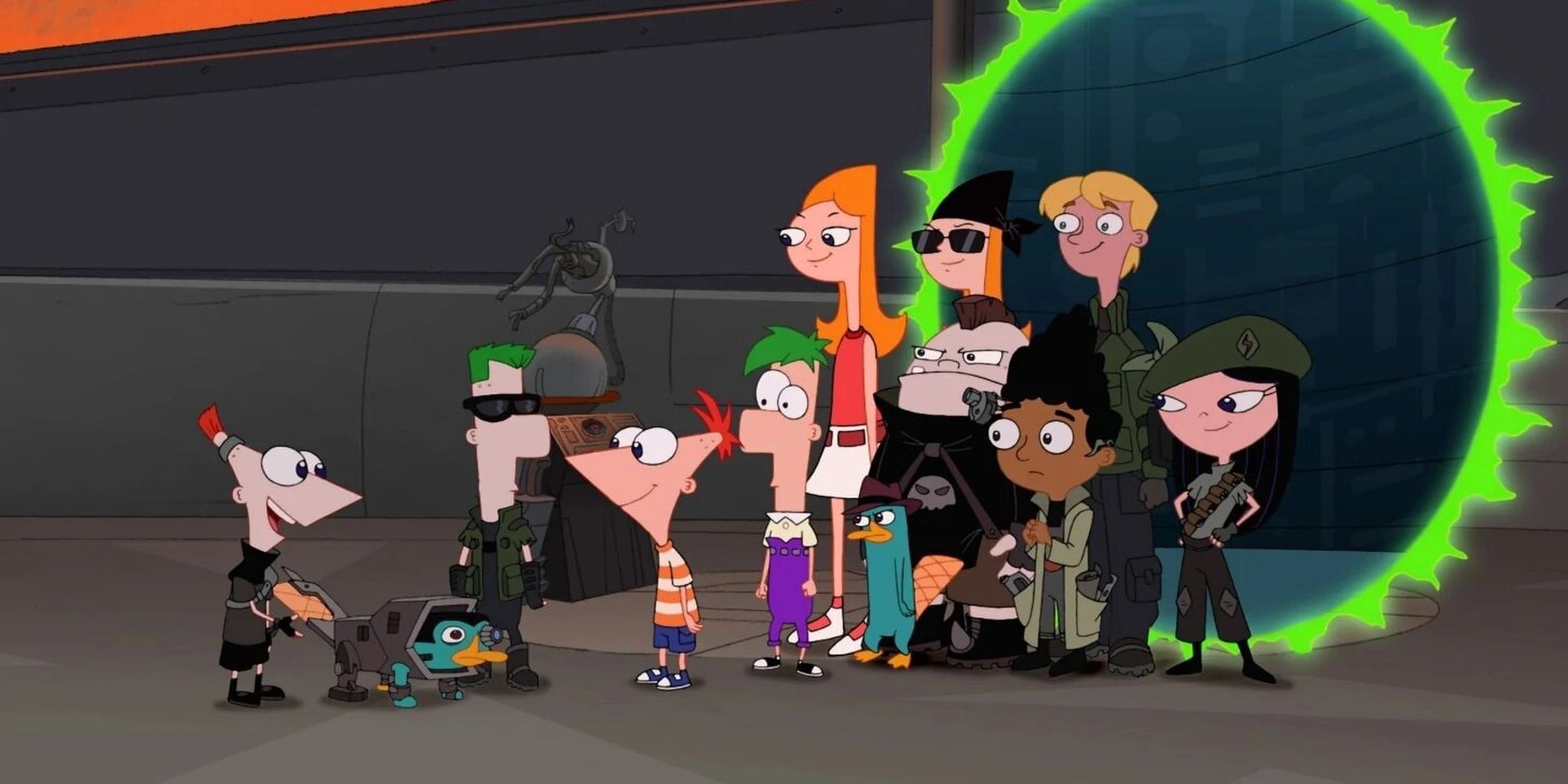 Os Diferentes Personagens de Phineas e Ferb O Filme: Além da 2ª Dimensão (2011)