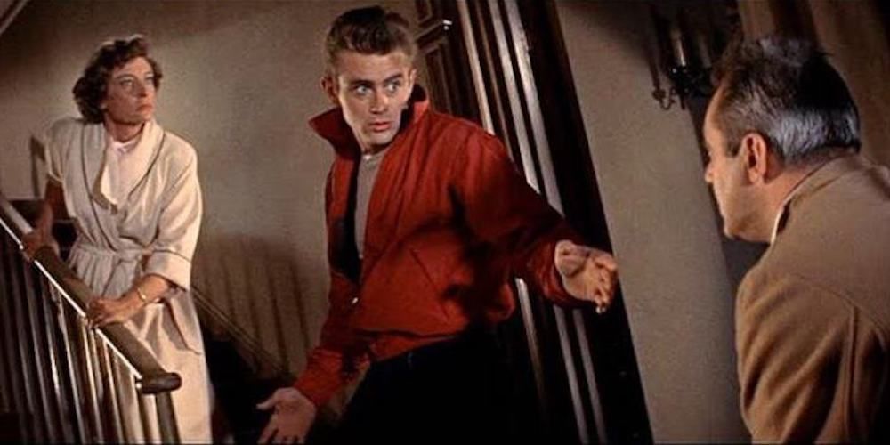James Dean in 'Rebel Without a Cause' 
