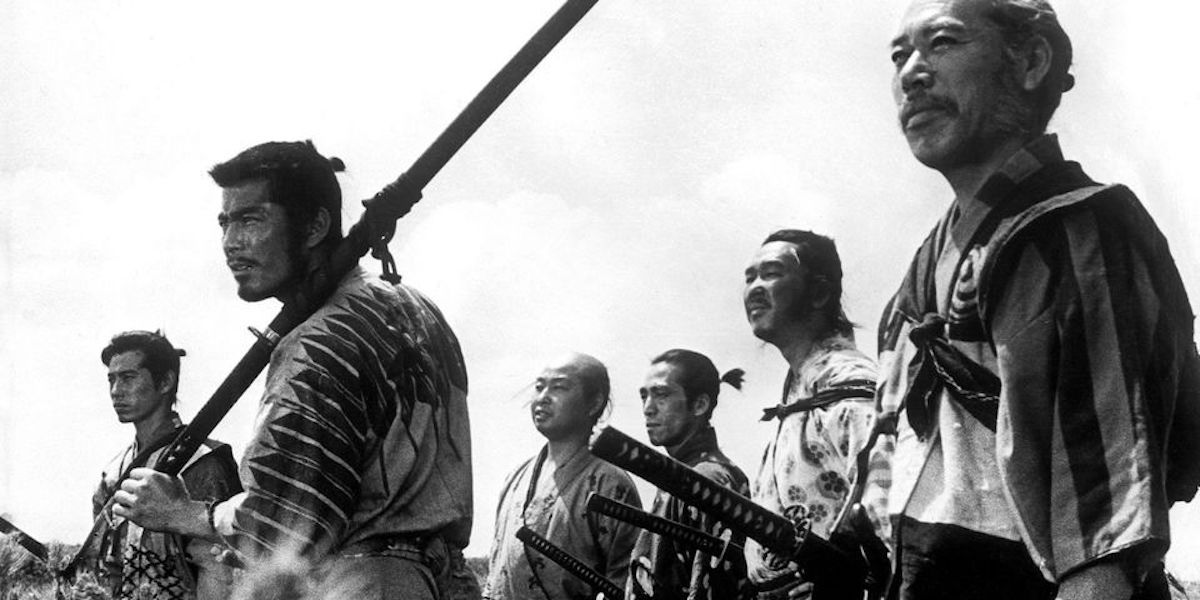 The cast of Seven Samurai