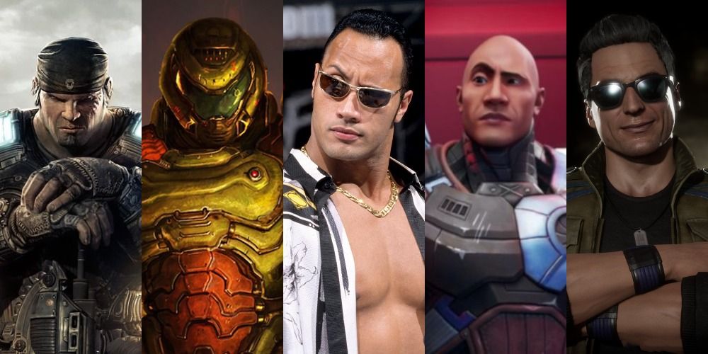 The Rock Videogame Collage