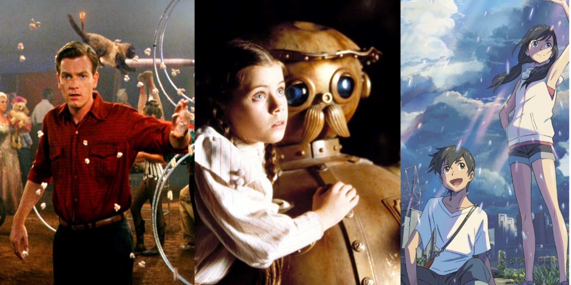 Big Fish, Return to Oz, and Weathering with You