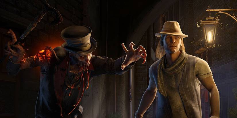 A zombie and a man in Dead by Daylight