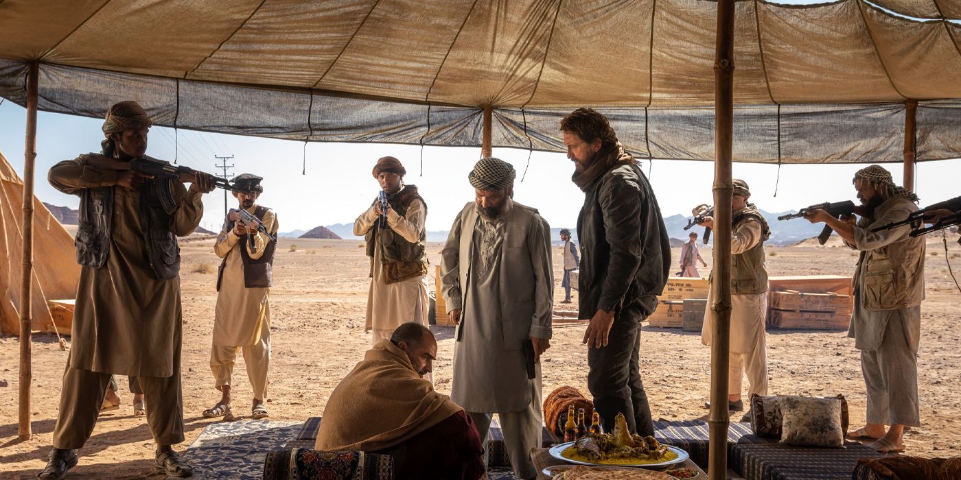 Gerard Butler and Navid Negahban in Kandahar