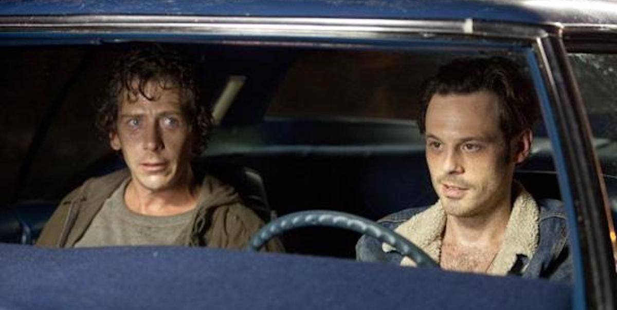 Ben Mendelsohn and Scoot McNairy in Gangster Film Killing Them Softly
