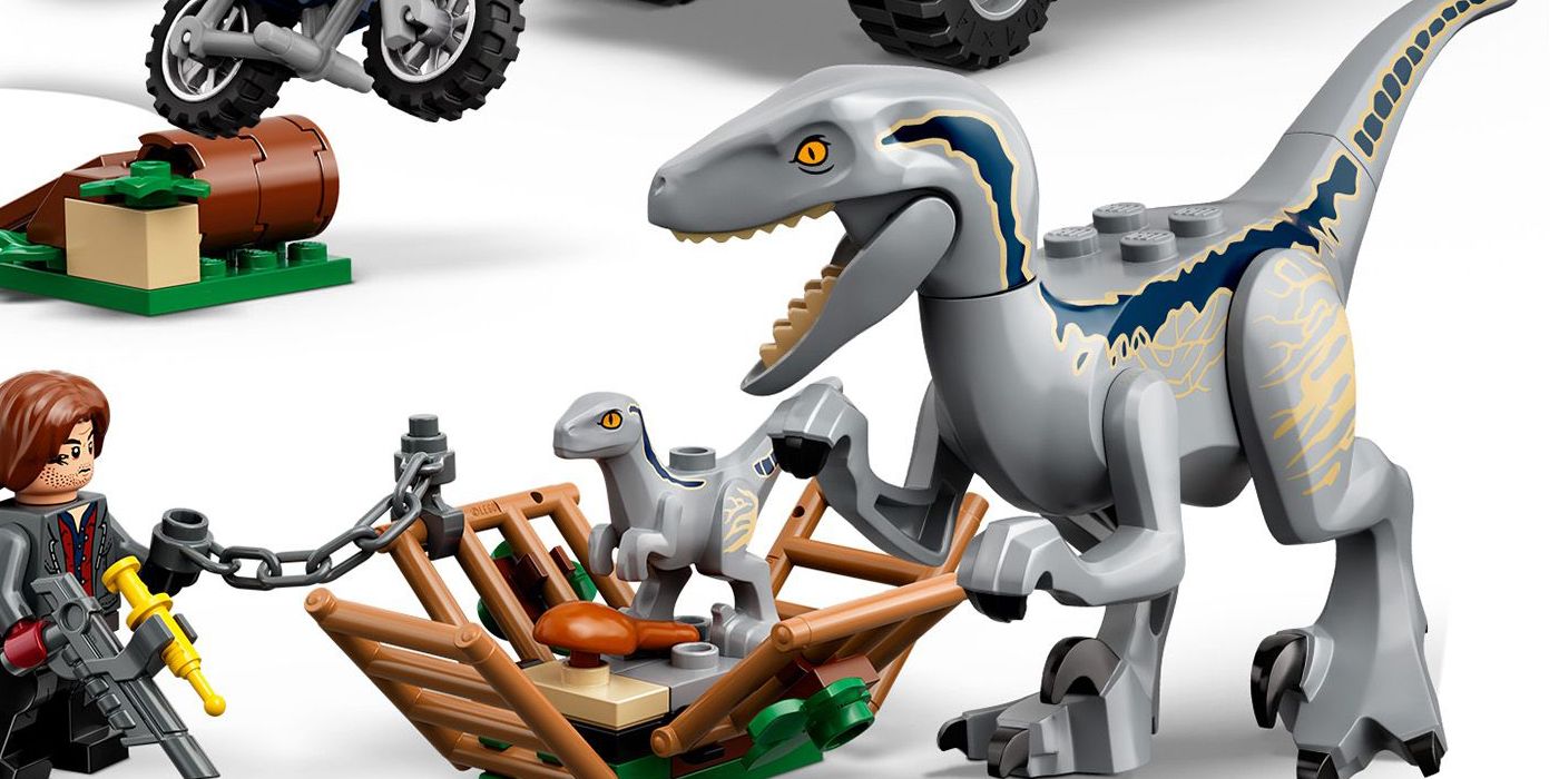 sætte ild fotoelektrisk lastbil New Jurassic World Dominion LEGO Sets Tease a T-Rex Breakout & Bike Chase