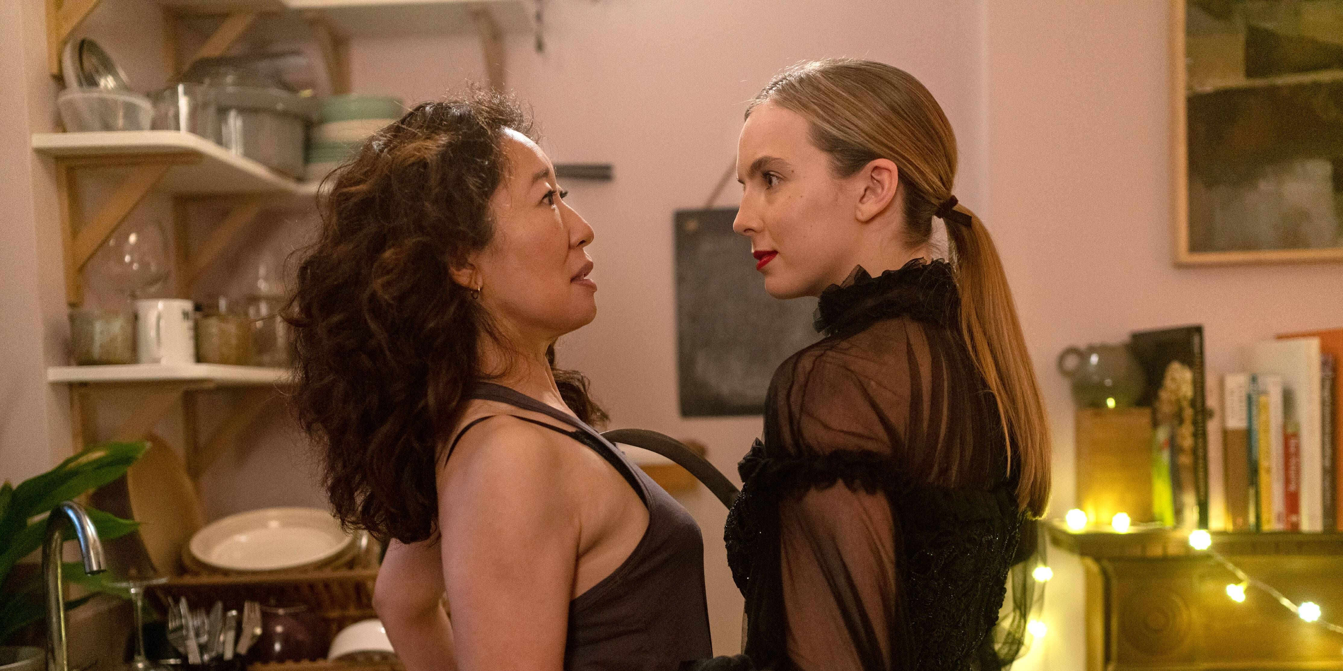 Jodie Comer and Sandra Oh In 'Killing Eve'