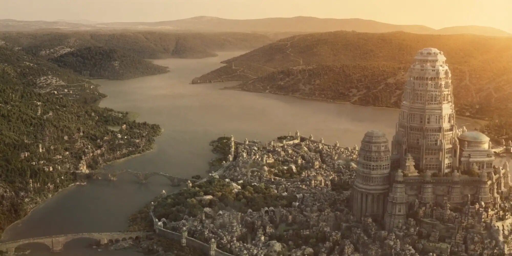 Overview of the city of Tar Valon