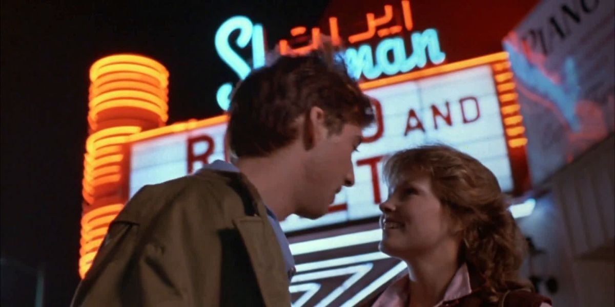 Nicholas Cage and Deborah Foreman as Randy and Julie in Valley Girl