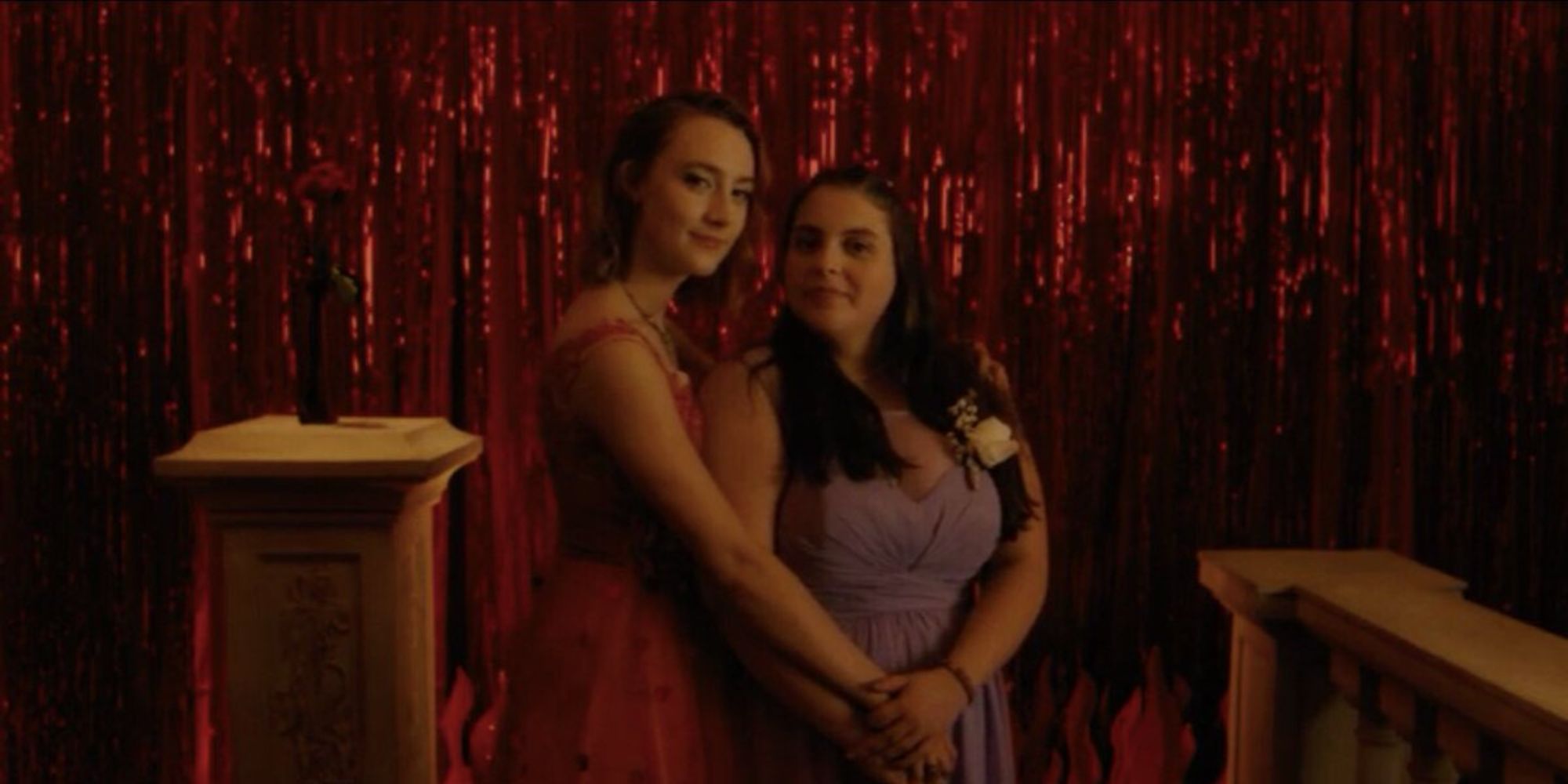 Lady Bird and Julie at Prom