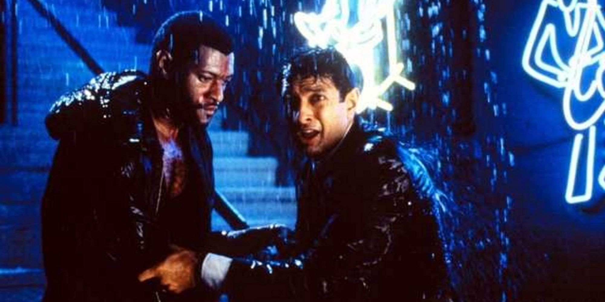 Lawrence Fishburne and Jeff Goldblum in Deep Cover
