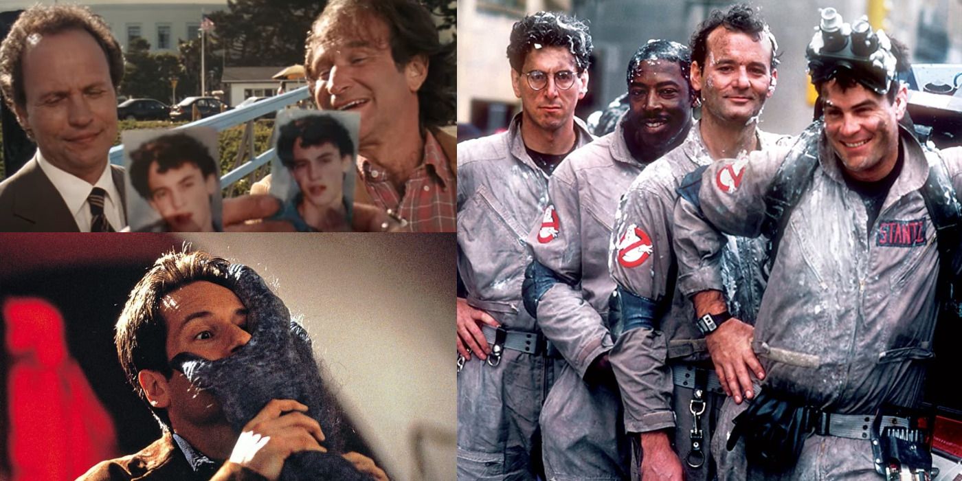 Billy Crystal and Robin Williams in Father's Day, David Duchovney in Evolution, David Aykroyd, Bill Murray, Harold Ramis and Ernie Hudson in 'Ghostbusters'