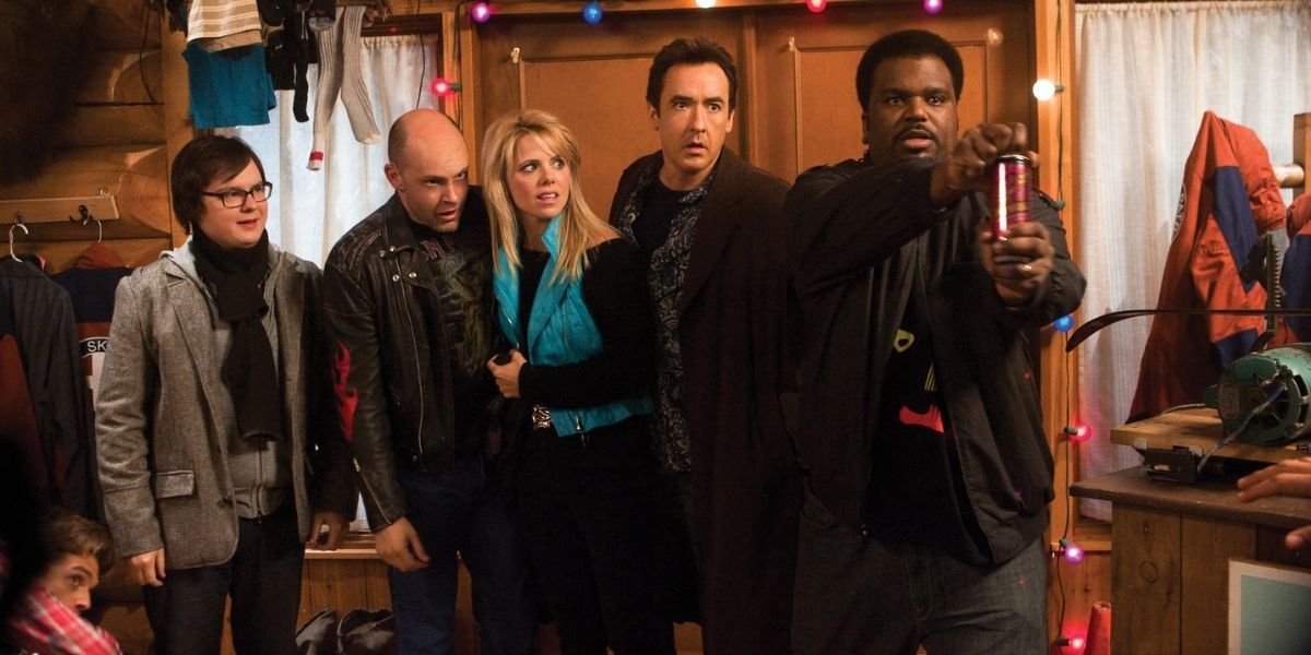 John Cusack, Clark Duke, Craig Robinson, Rob Corddry, and Collette Wolfe in Hot Tub Time Machine