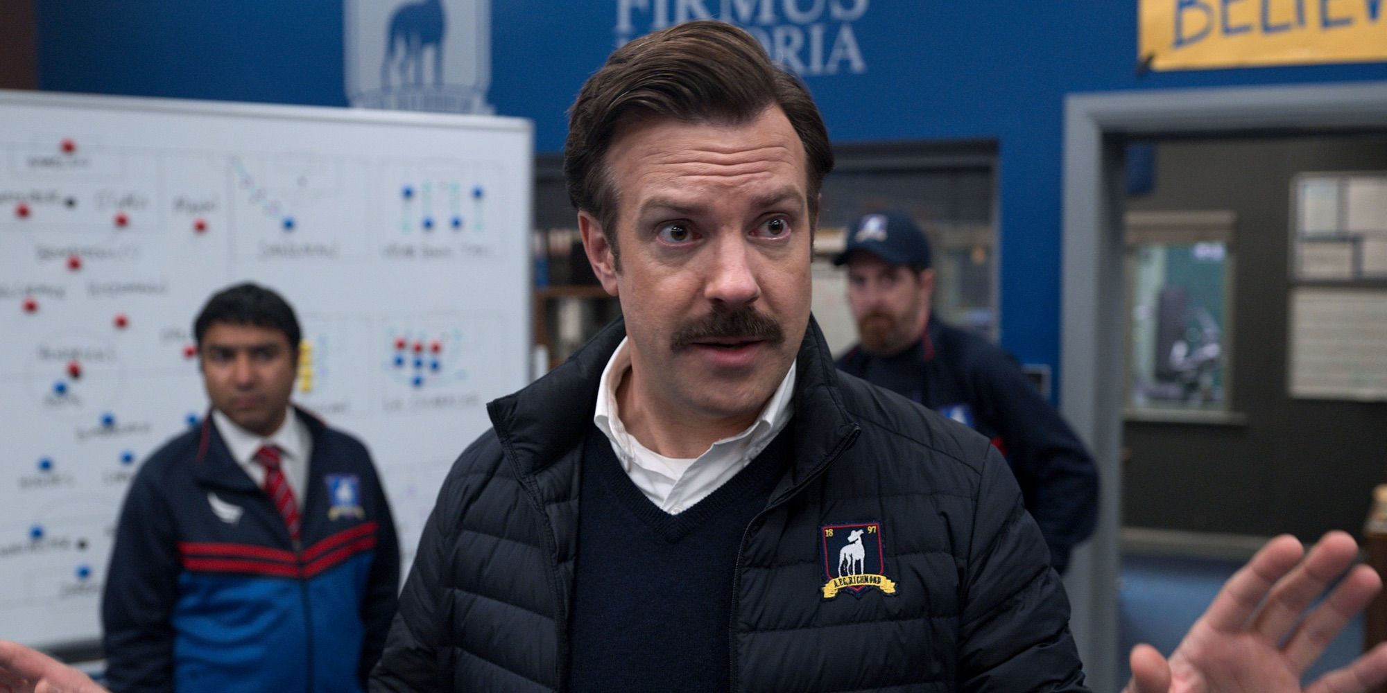 Jason Sudeikis as Ted Lasso in 