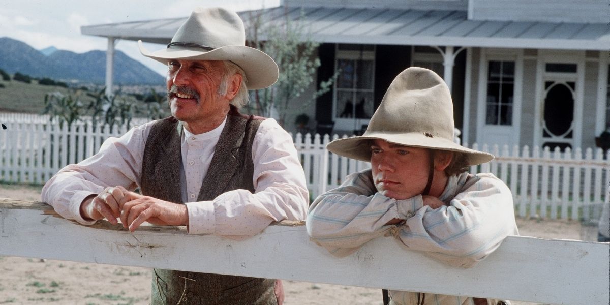Robert Duvall and Ricky Schroder in Lonesome Dove (1989)