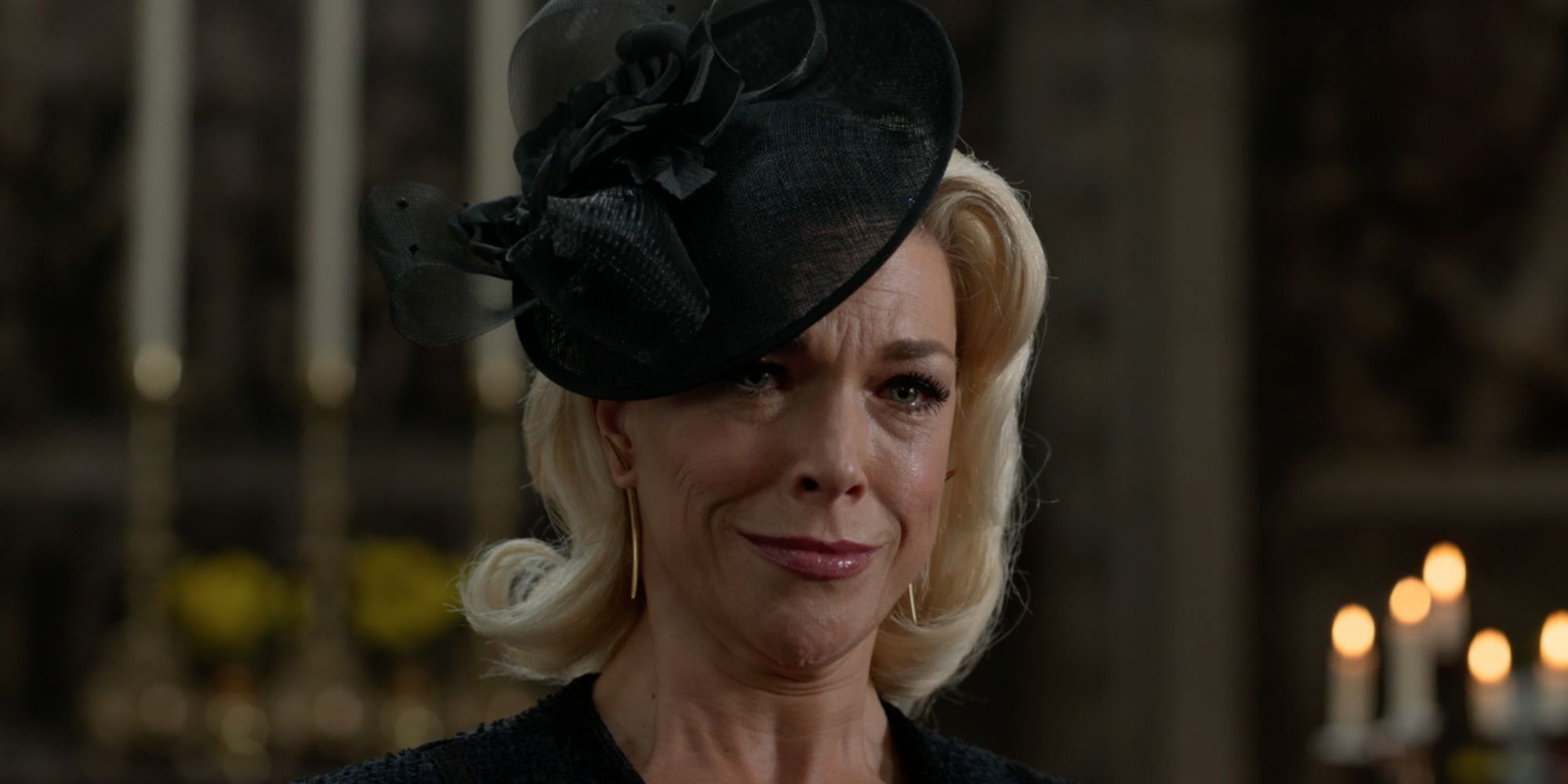 Hannah Waddingham as Rebecca Welton in "No Weddings and a Funeral"