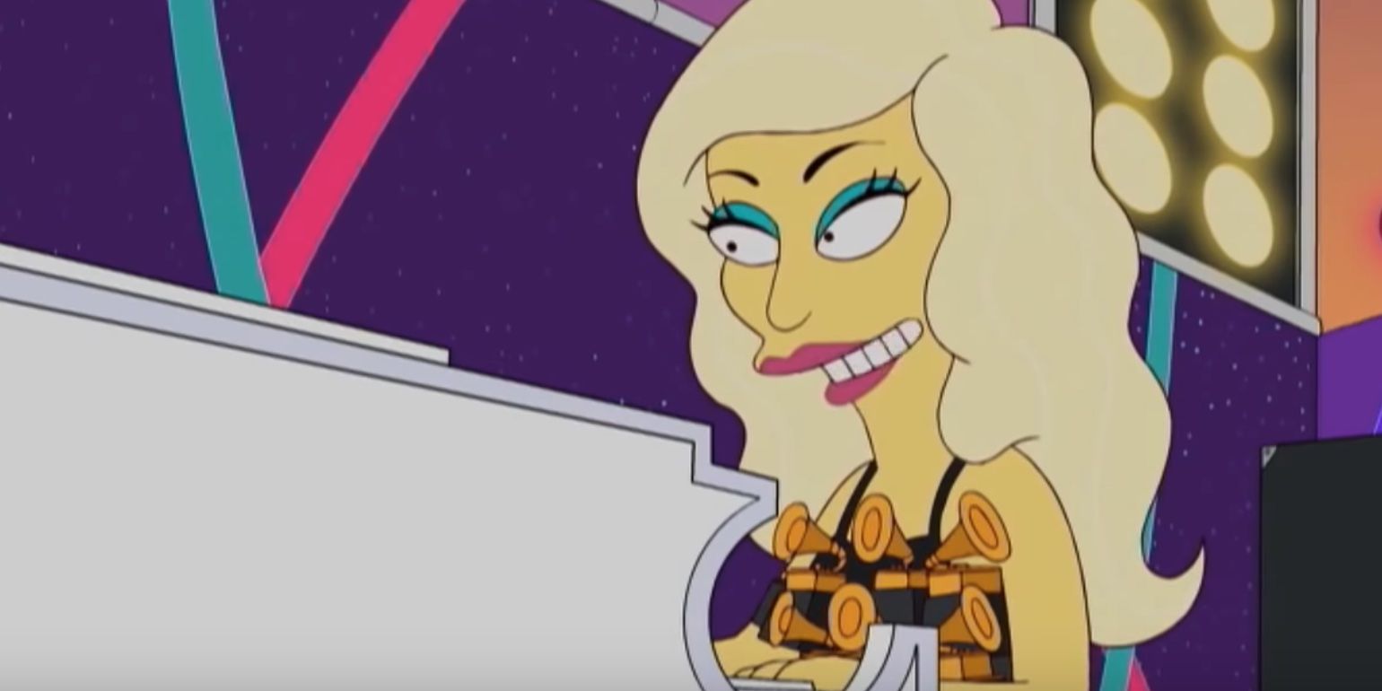Lady Gaga dans Les Simpson