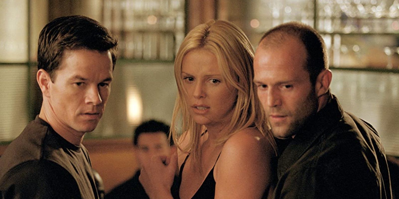 Mark Wahlberg, Charlize Theron, and Jason Statham in 'The Italian Job'