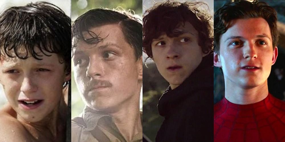 Tom Holland roles collage