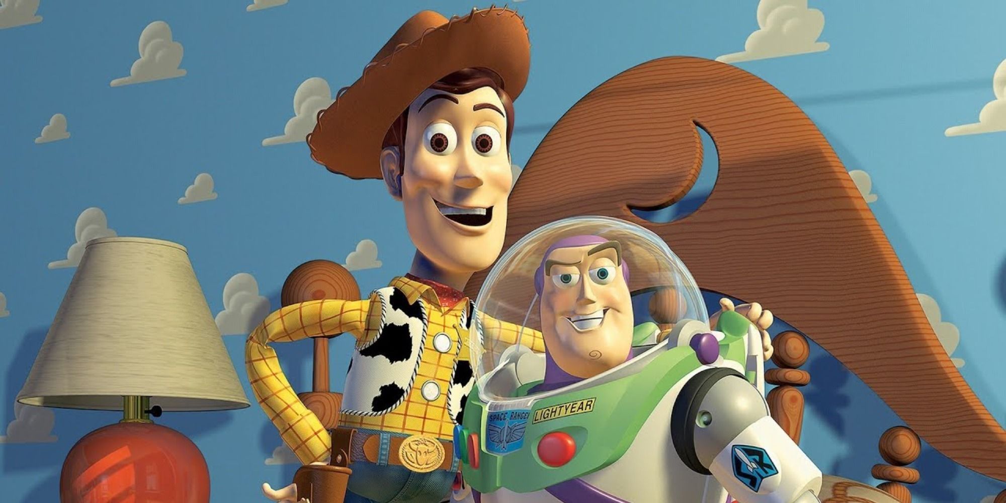 Woody and Buzz Lightyear in Toy Story