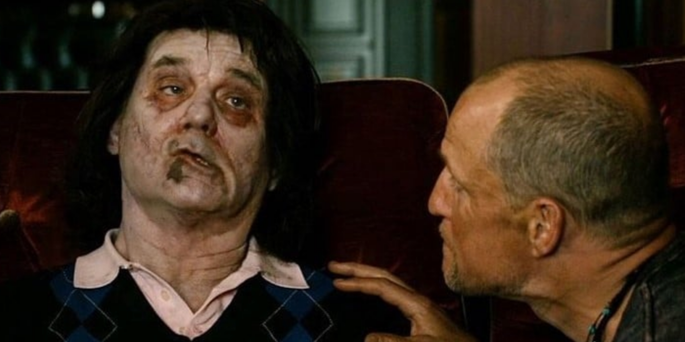 Woody Harrelson as Tallahassee and Bill Murray in Zombieland