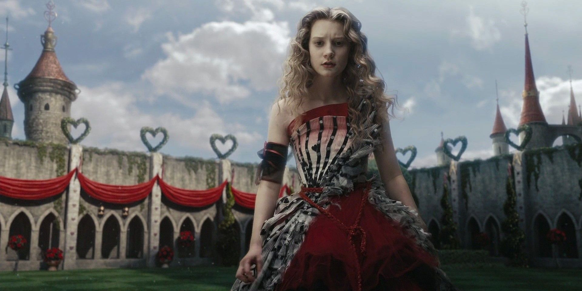Mia Waikowska as Alice in Alice in Wonderland (2010)