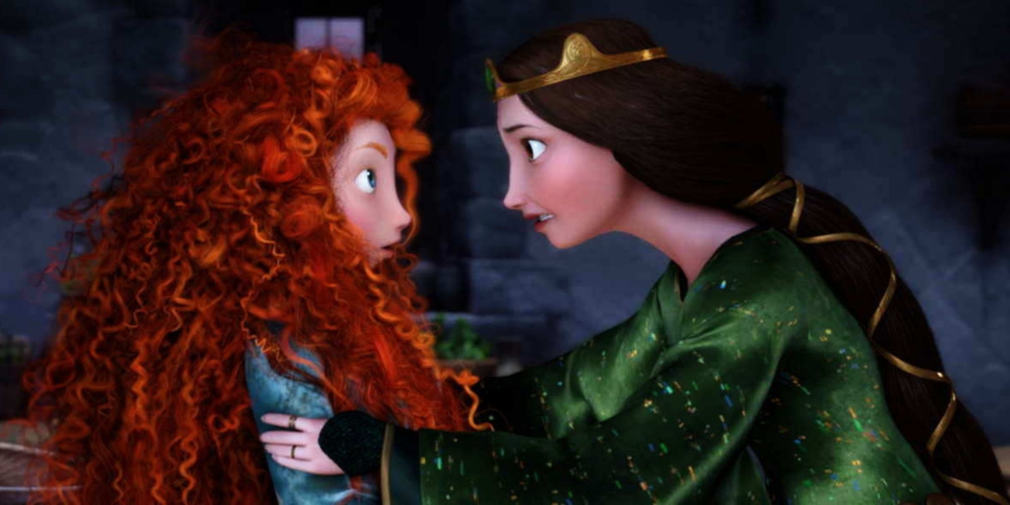 Merida and her mother in Brave