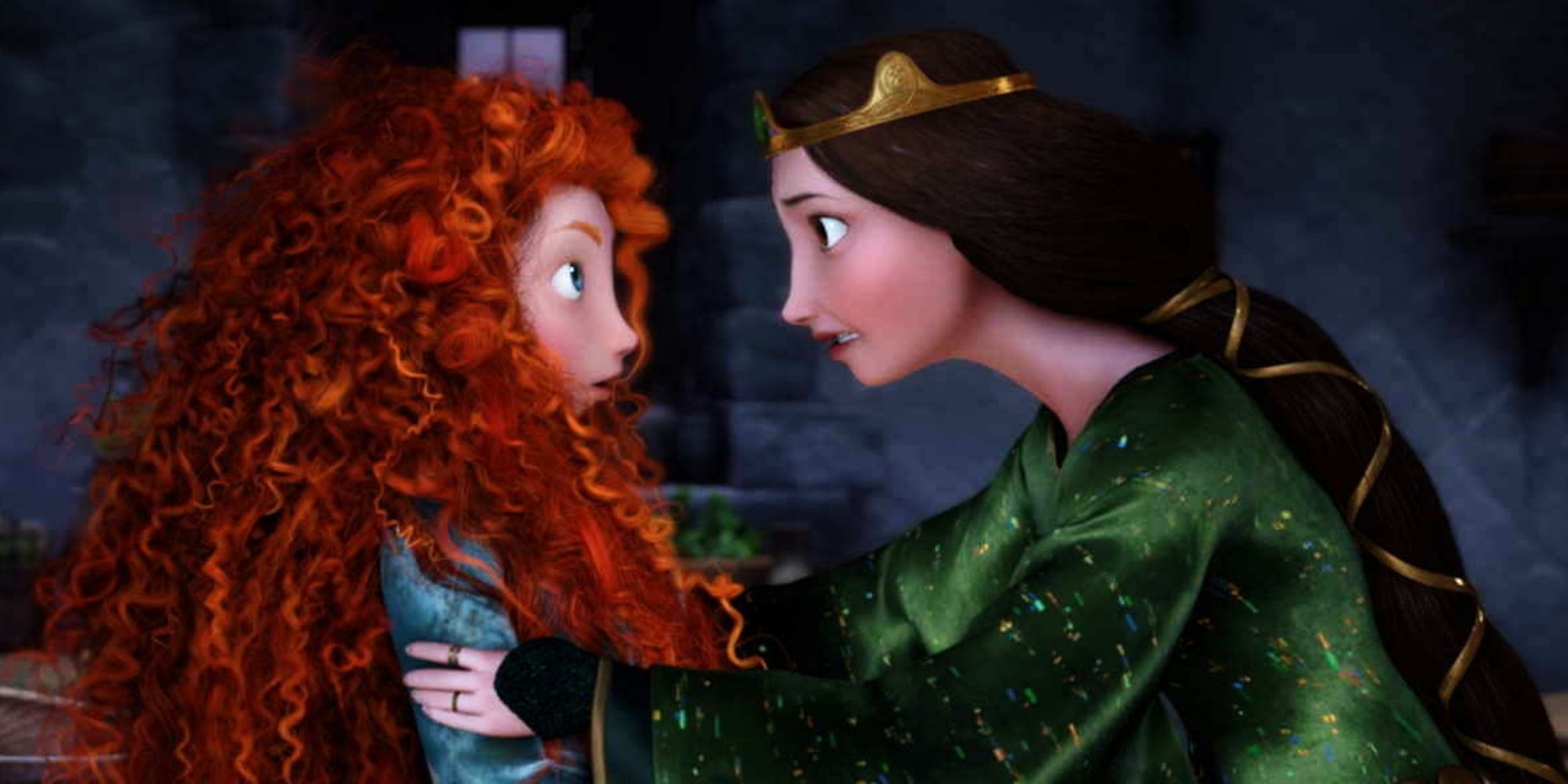 Merida and her mum in Brave