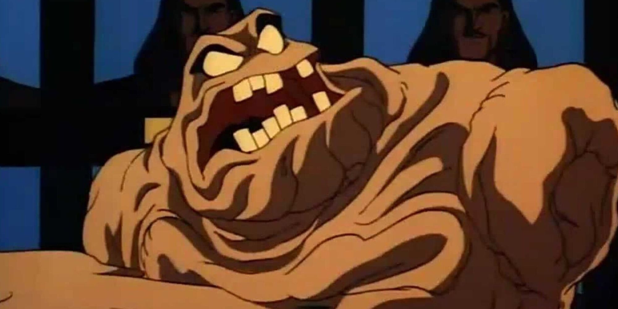 Clayface looking surprised in Batman: The Animated Series