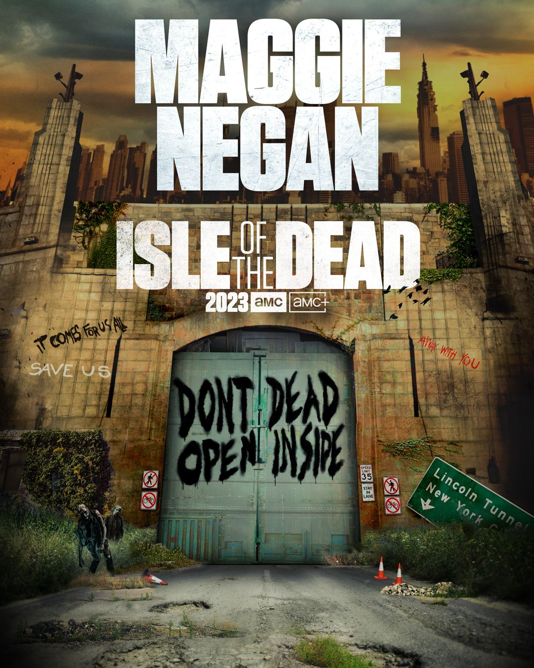 isle of the dead teaser poster the walking dead