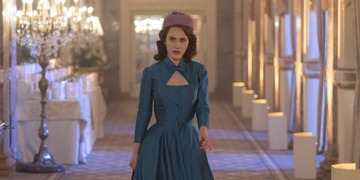 Midge (Rachel Brosnahan) em Maravilhosa Sra. Maisel (Reprodução / Prime Video)