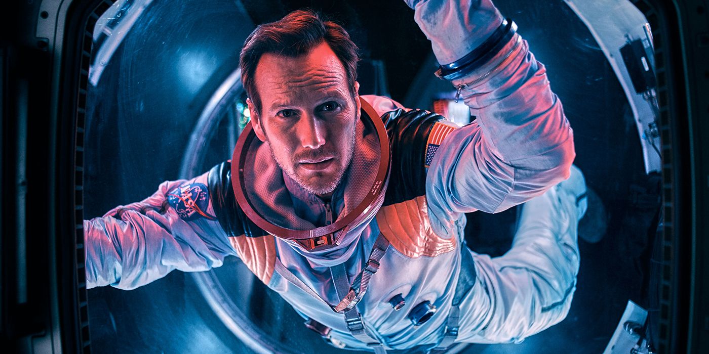 Patrick Wilson floating in space in Moonfall.