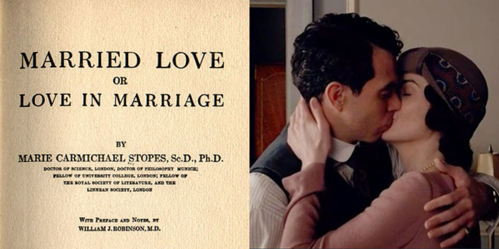 'Married Love' by Marie Stopes on 'Downton Abbey'